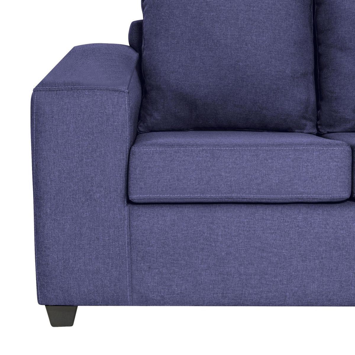 INTERMUEBLES - Sofá 2 cuerpos Kahlo 167x86x80 cm Azul