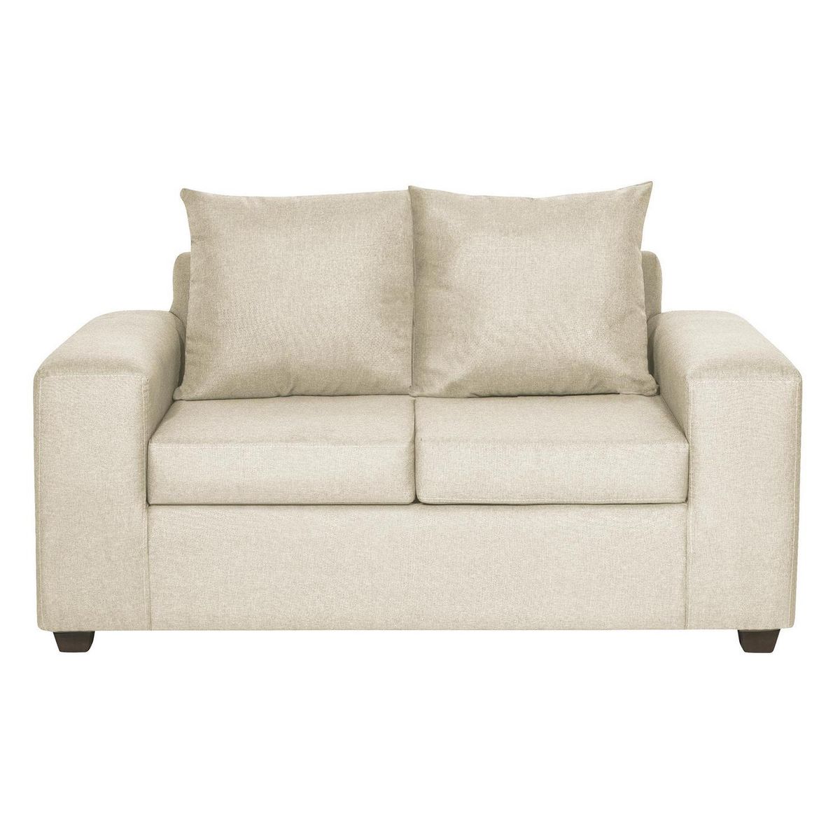 INTERMUEBLES - Sofá 2 cuerpos Kahlo 167x86x80 cm Beige