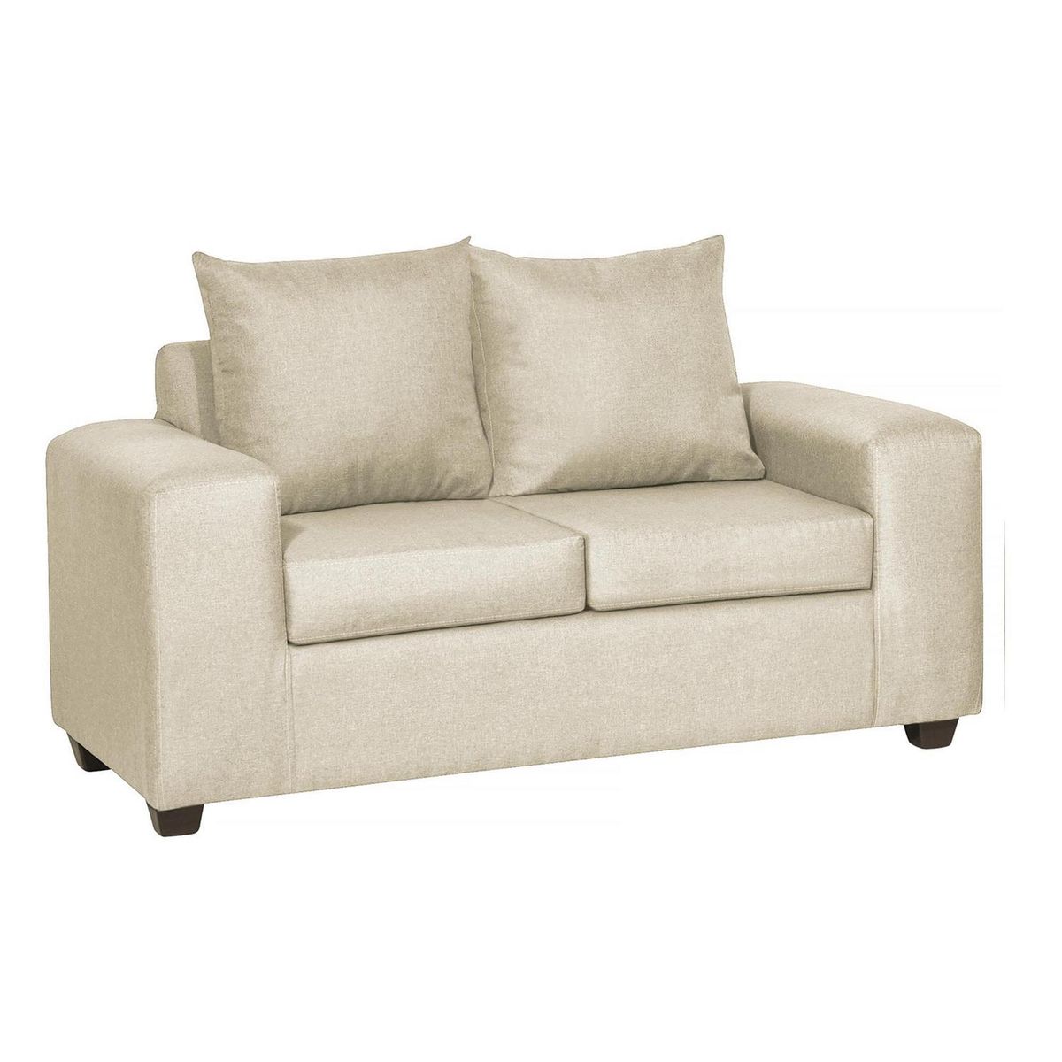 INTERMUEBLES - Sofá 2 cuerpos Kahlo 167x86x80 cm Beige