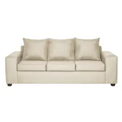 INNOVAMUEBLES - Sofá 3 cuerpos Kahlo 225x86x80 cm Beige