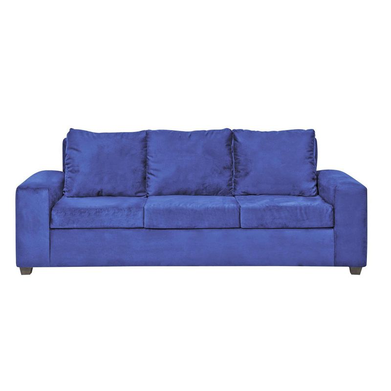 INNOVAMUEBLES - Sofá 3 cuerpos Kahlo 225x86x80 cm Azul