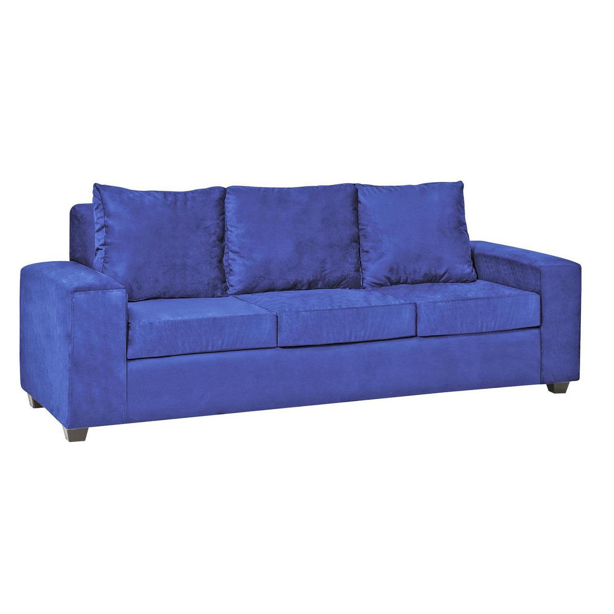 INTERMUEBLES - Sofá 3 cuerpos Kahlo 225x86x80 cm Azul