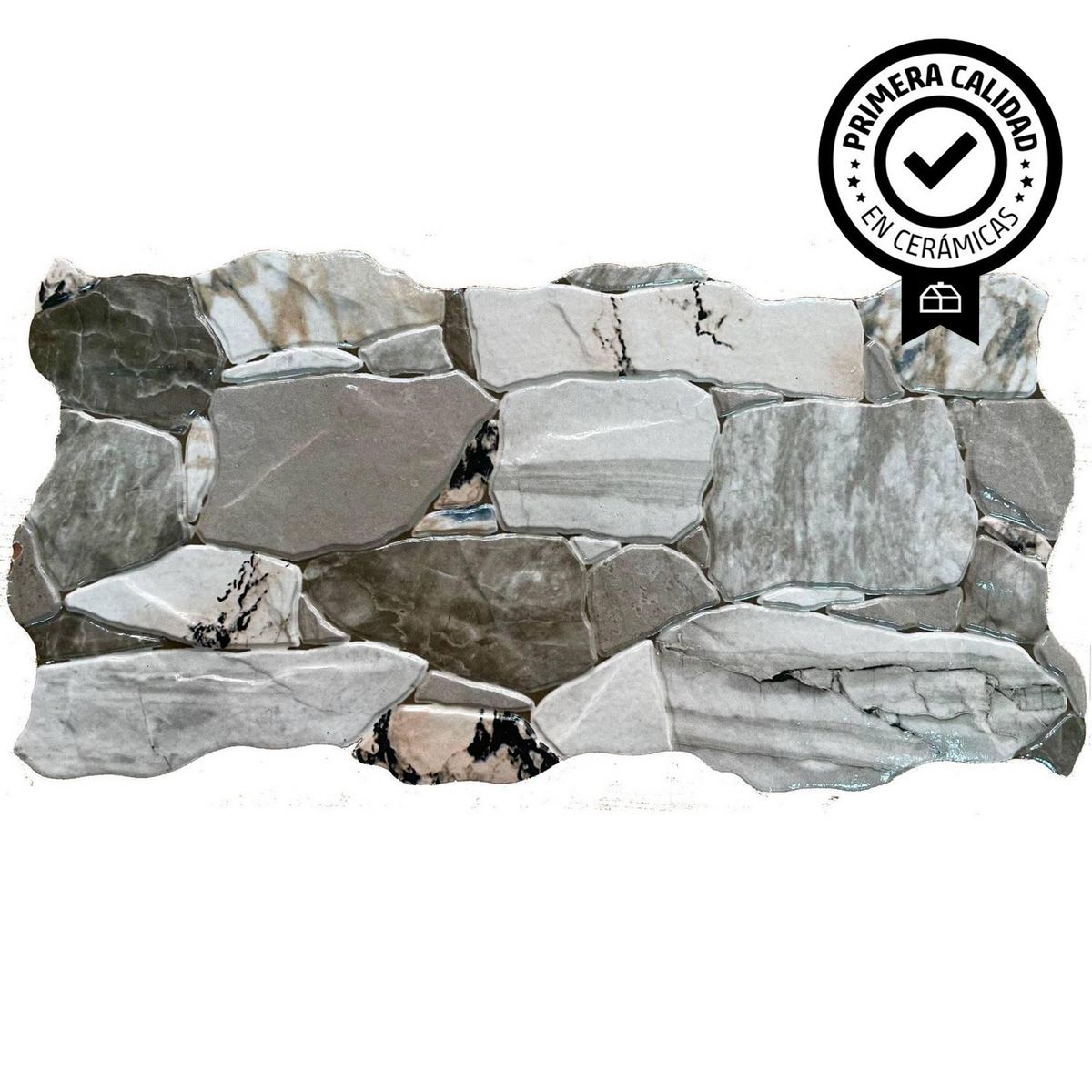 PAMESA - Cerámica 25x50 cm Malaga Gris 1.75 m2