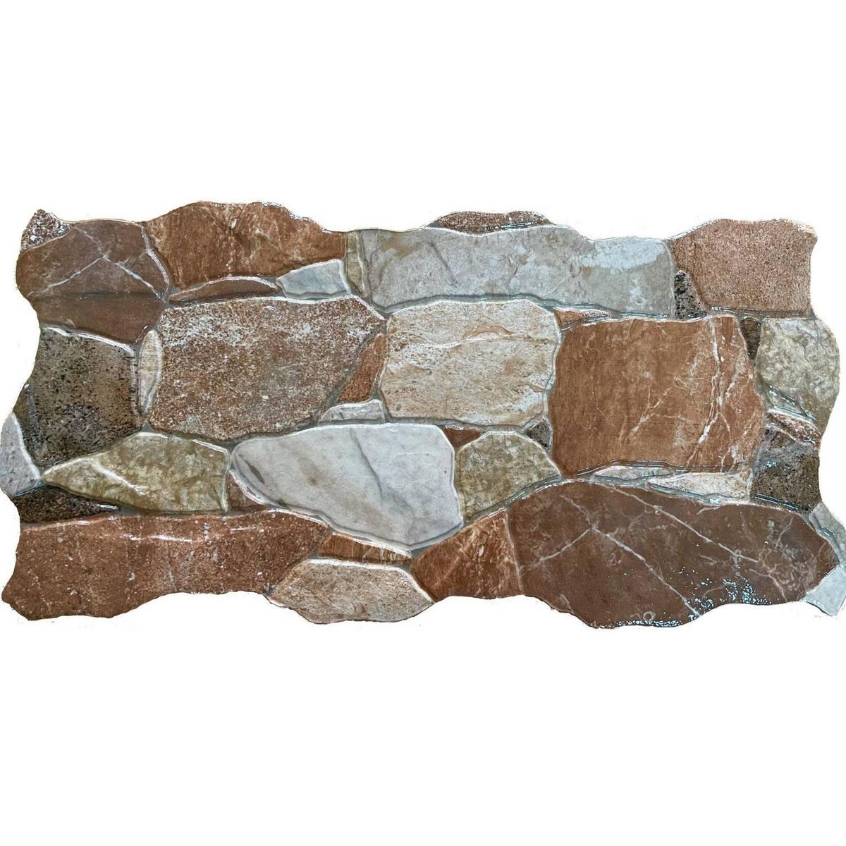 PAMESA - Cerámica 25x50 cm Malaga Cotto Multicolor 1.75 m2