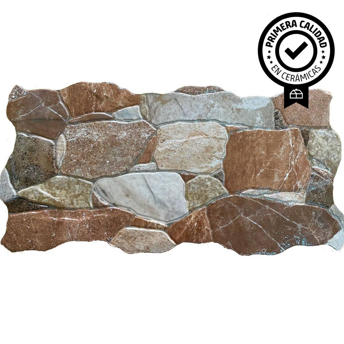 PAMESA - Cerámica 25x50 cm Malaga Cotto Multicolor 1.75 m2