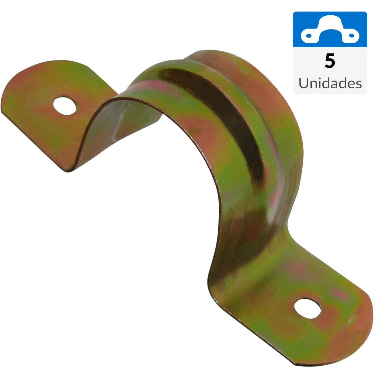 MEC - Set de abrazaderas 40 mm metal 5 unidades