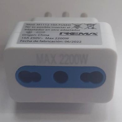 Adaptador 10/16 blanco