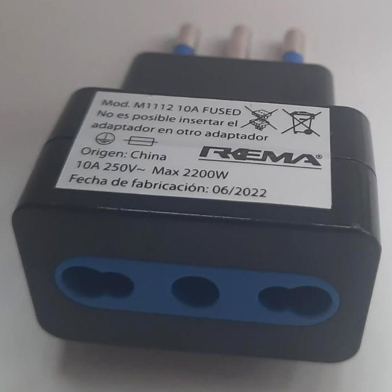 REMA - Adaptador 10/16 negro