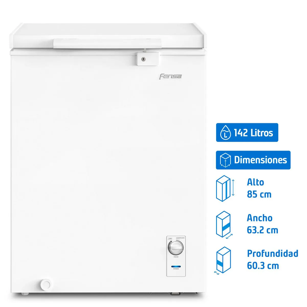 FENSA - Freezer Horizontal 142 Litros Z150D