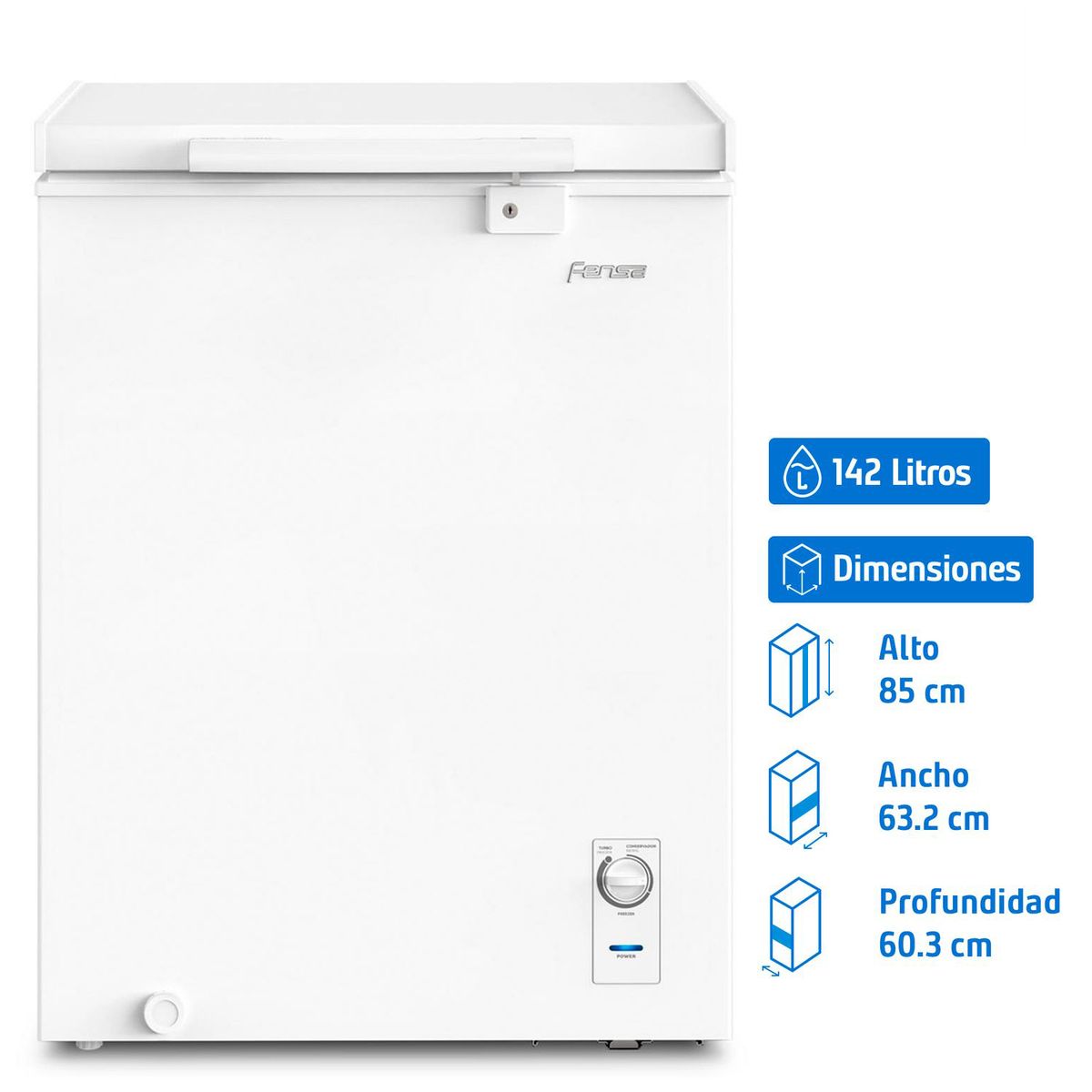 FENSA - Freezer Horizontal 142 Litros Z150D