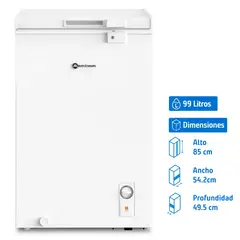 MADEMSA - Freezer Horizontal 99 Litros M100D