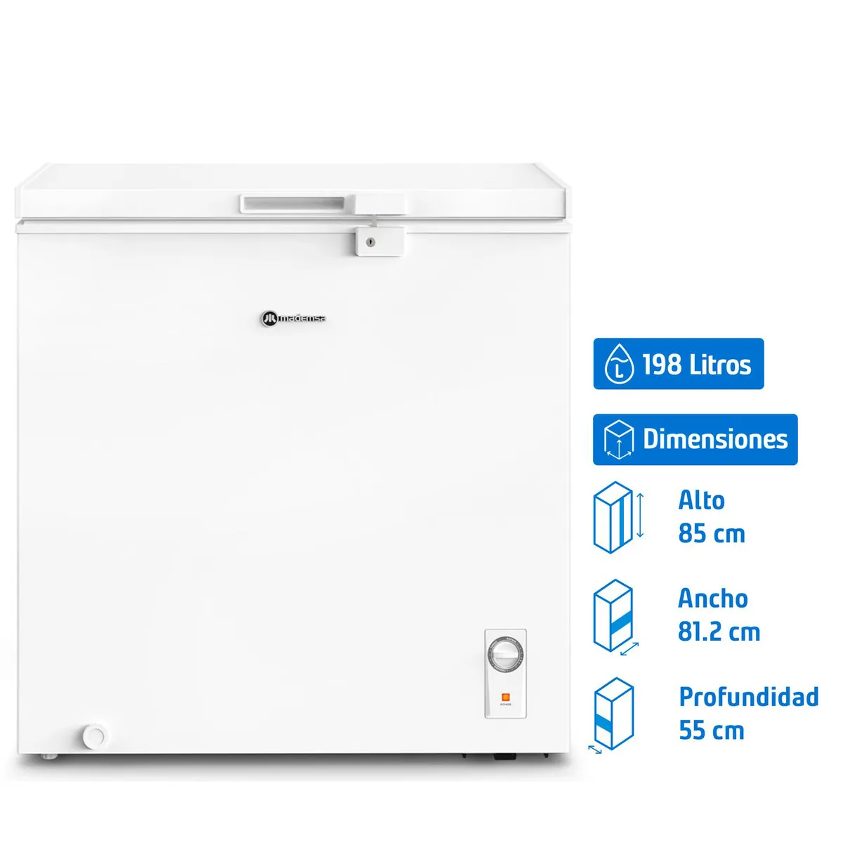 MADEMSA - Freezer Horizontal 198 Litros M200D