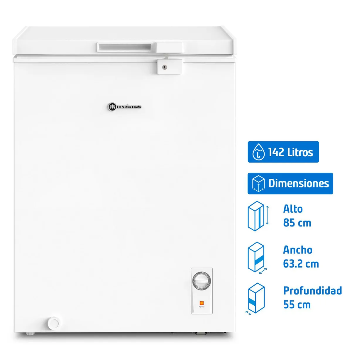 MADEMSA - Freezer Horizontal 142 Litros M150D