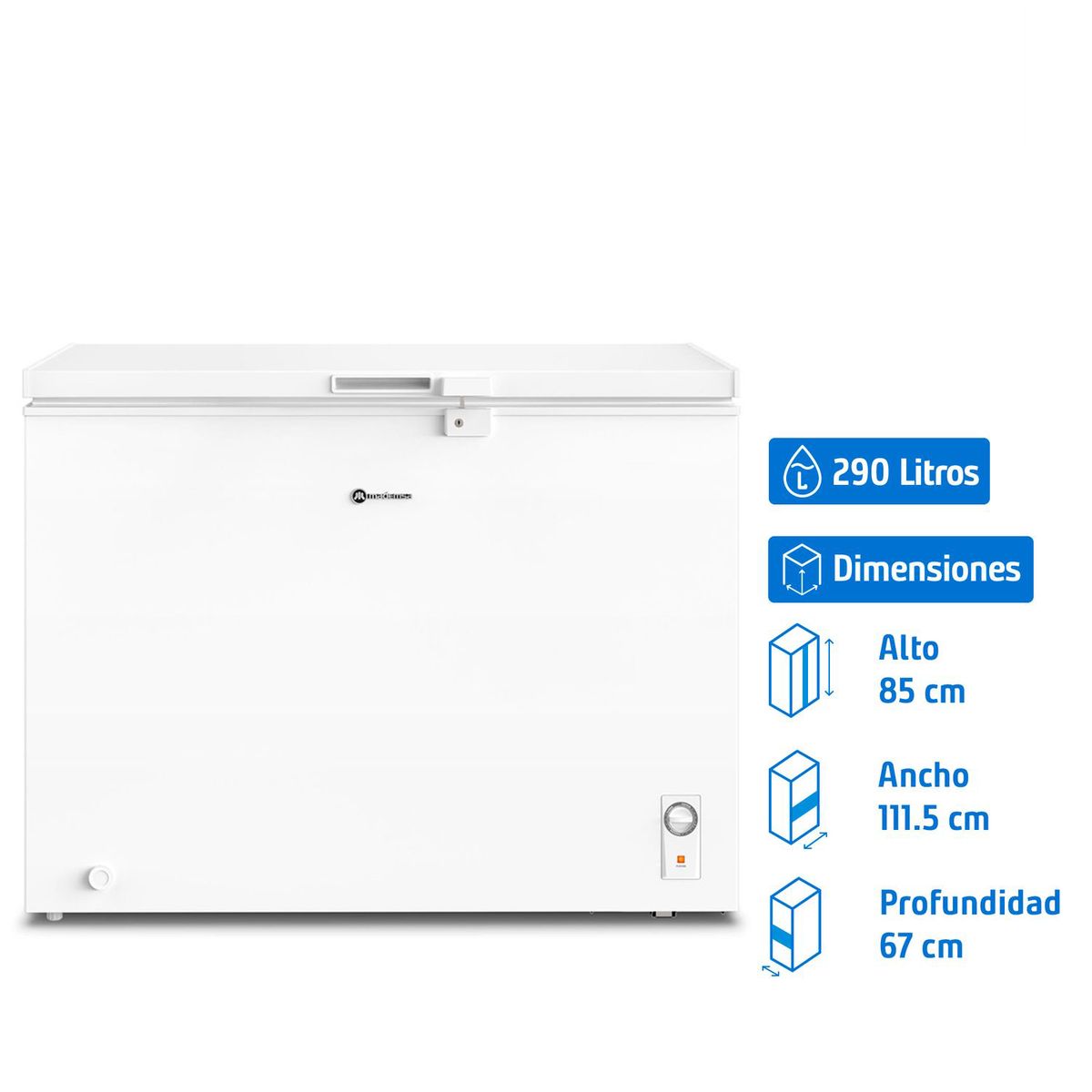 MADEMSA - Freezer Horizontal 290 Litros M300D
