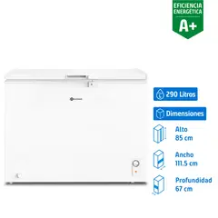 MADEMSA - Freezer Horizontal 290 Litros Blanco M300D