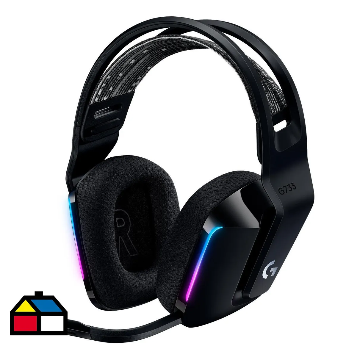LOGITECH - Audífono gamer bluetooth con micrófono serie G733 negro