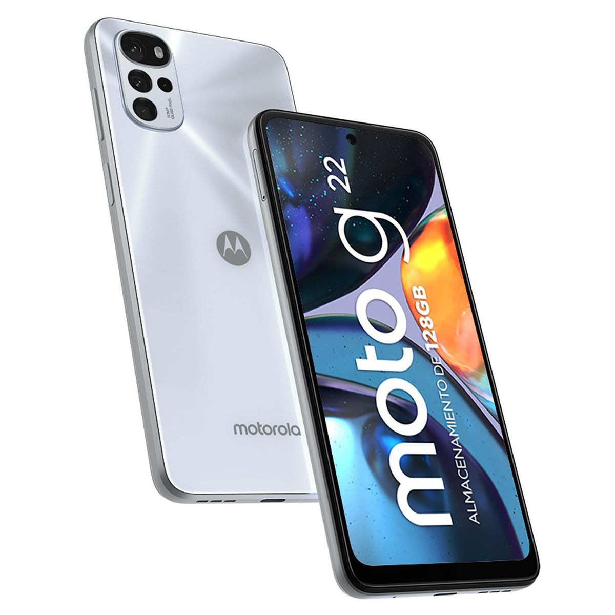 MOTOROLA - Celular Moto G22 128 GB blanco