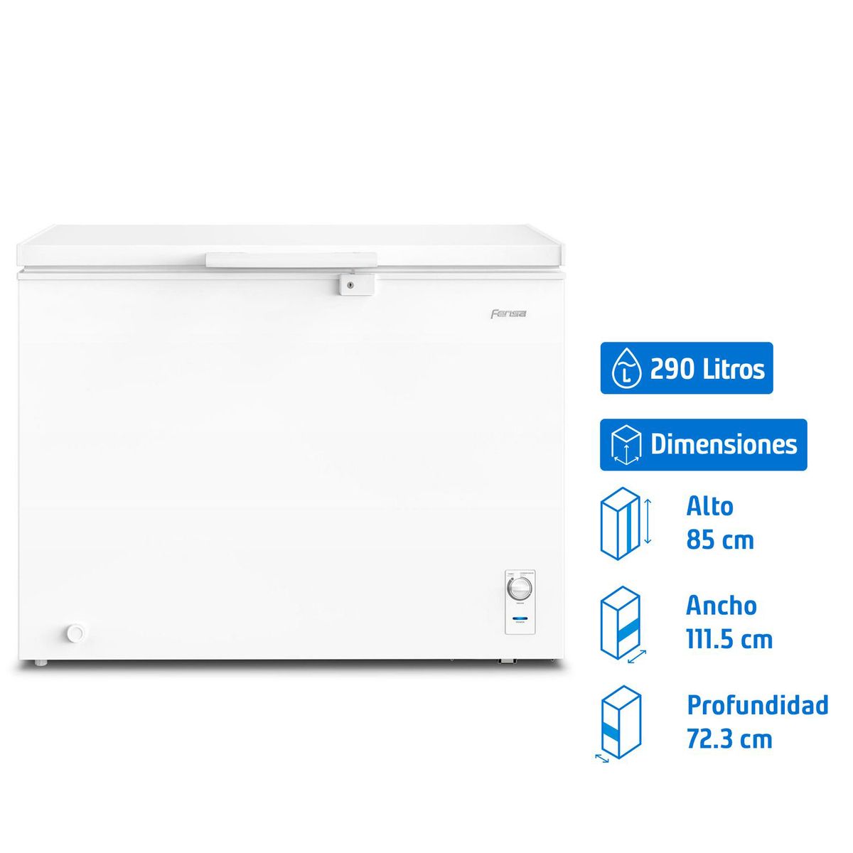 FENSA - Freezer Horizontal 290 Litros Z300D