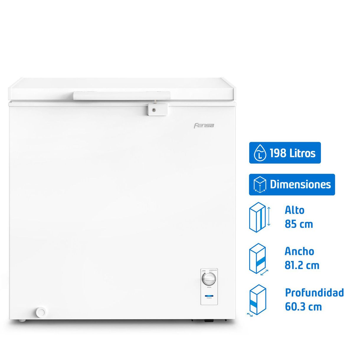 FENSA - Freezer Horizontal 198 Litros Z200D