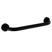 Barra de sujecion habitacional recta de 325mm terminación negro mate