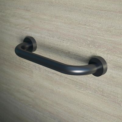 Imagen 2 del producto Barra de sujecion habitacional recta de 325mm terminación negro mate