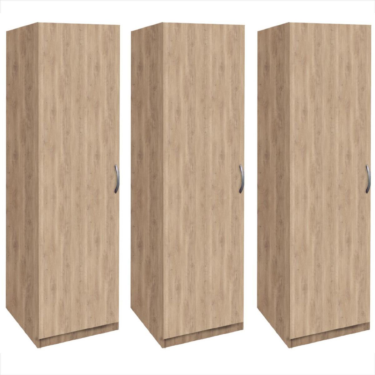 AGM - Set de Clóset 1 Puerta 1 Repisa 60x180x50 cm Jerez