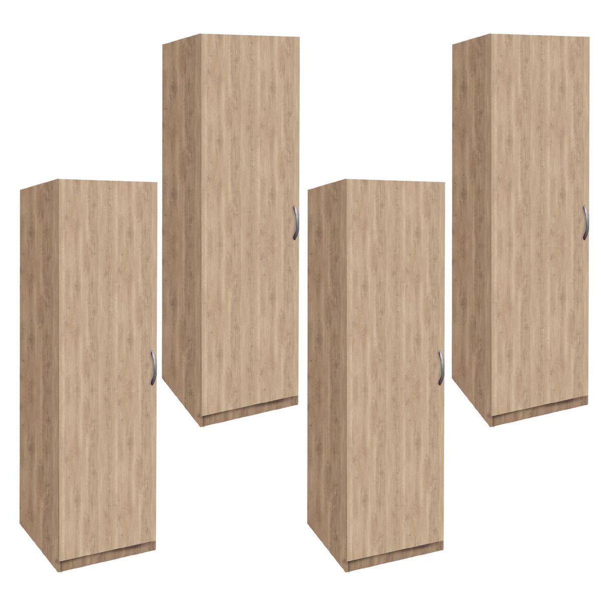 AGM - Set de Clóset 1 Puerta 1 Repisa 60x180x50 cm Jerez