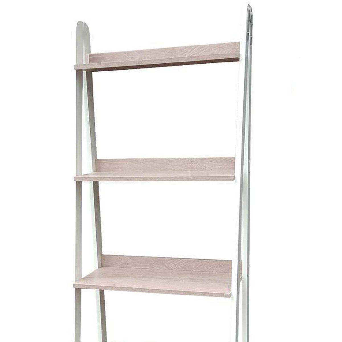 AGM - Set 3 Estantes Provenza Melamina 5 Nivel(es) 60x170x38 cm Blanco/Roble