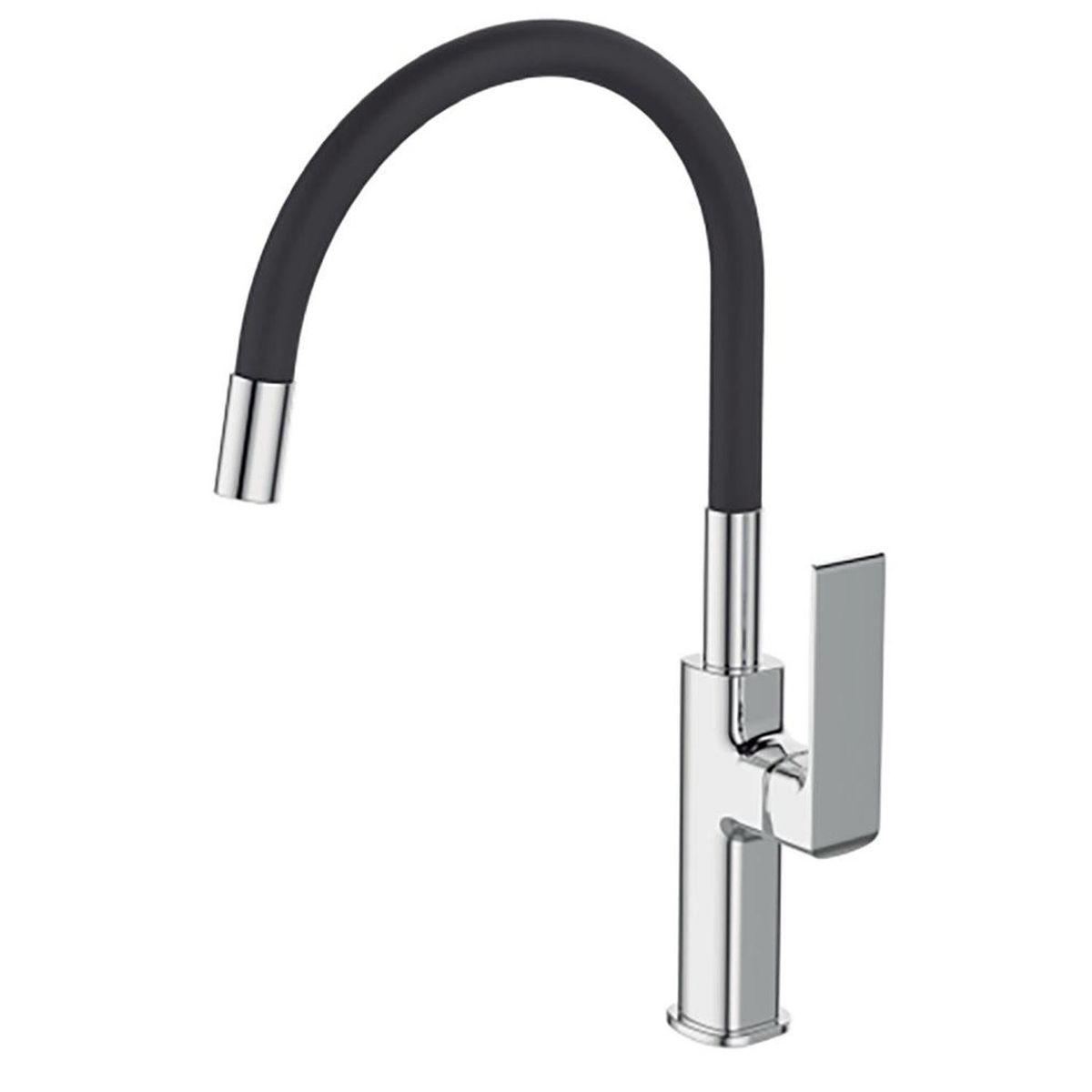 NIBSA - Monomando Lavaplatos Vertical Nott Negro