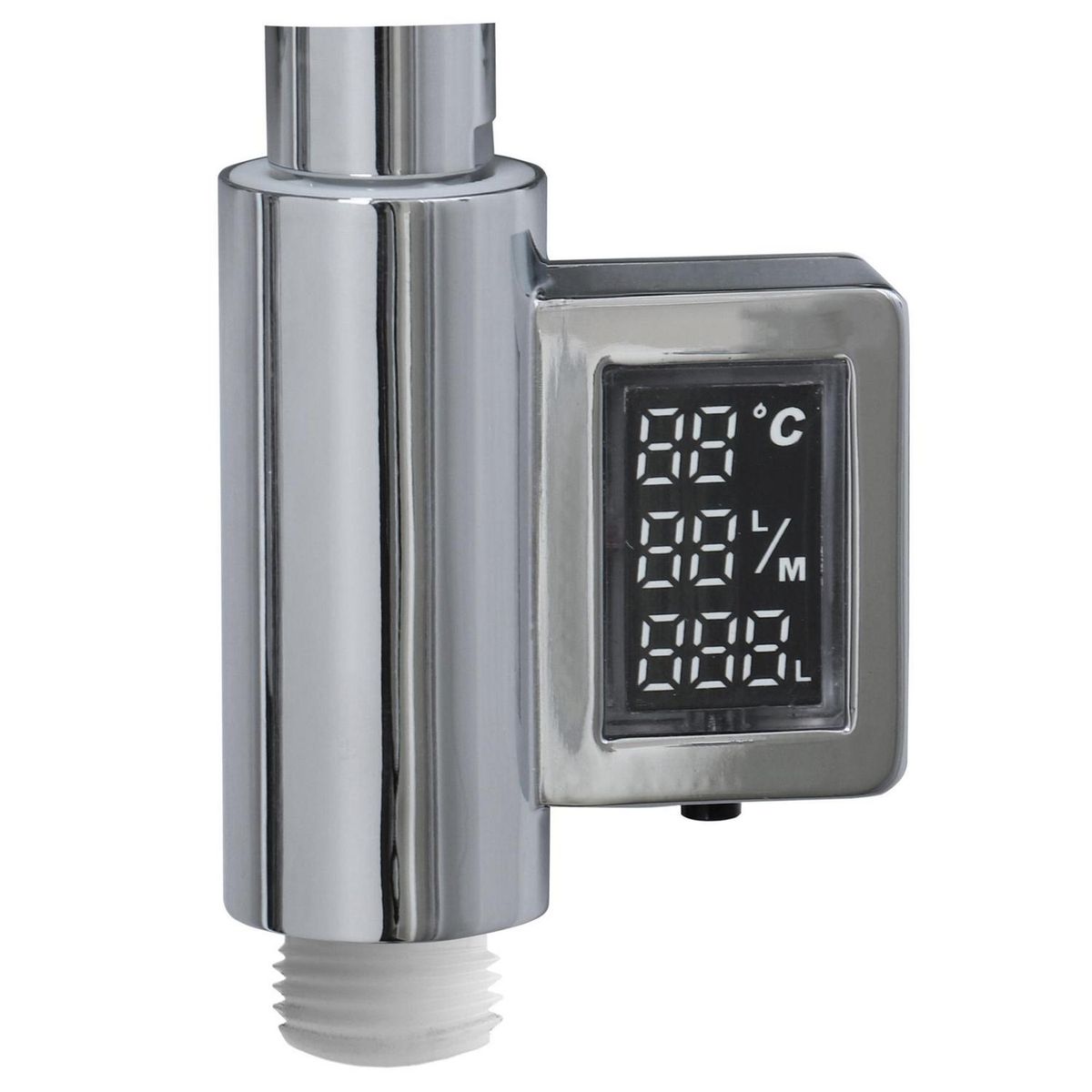 DUSCHY - Medidor digital de caudal de ducha.