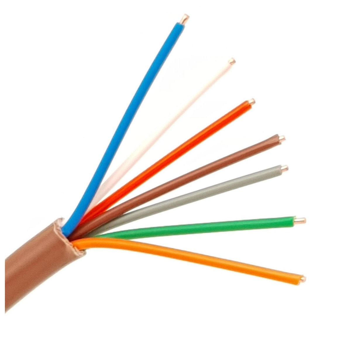 GENERICO - Cable para Riego 7 Hebras x20AWG/0,5MM2 Negro 25 metro(s) 