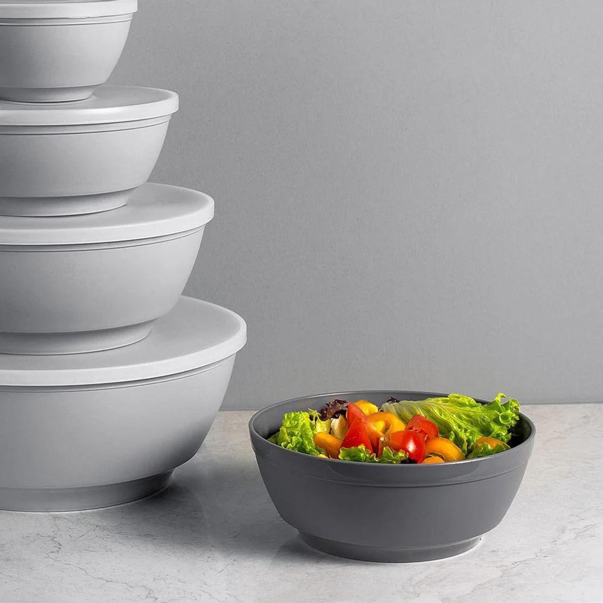 OU - Bowl Luna con Tapa Plástico 3.5 l