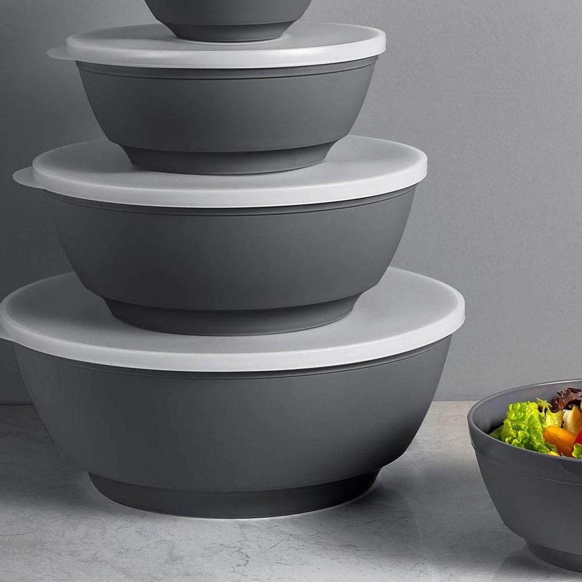 OU - Bowl Luna con Tapa Plástico 3.5 l