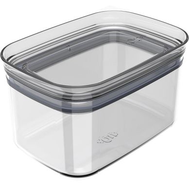 Contenedor block rectangular  650 ml transparente.
