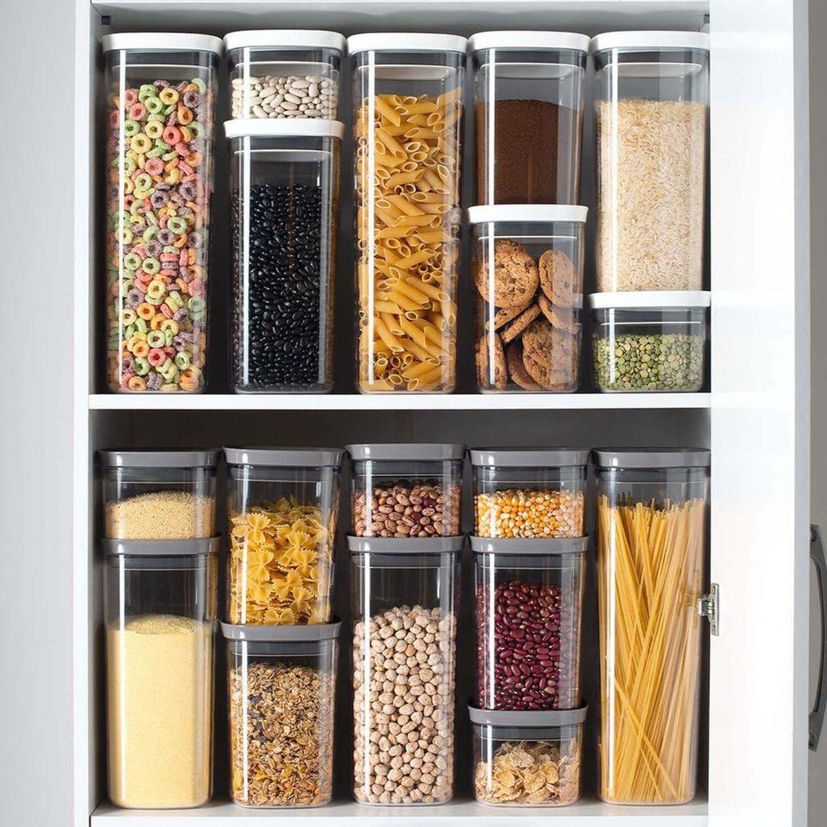 OU - Contenedor Alimento Blanco Plástico 1 l