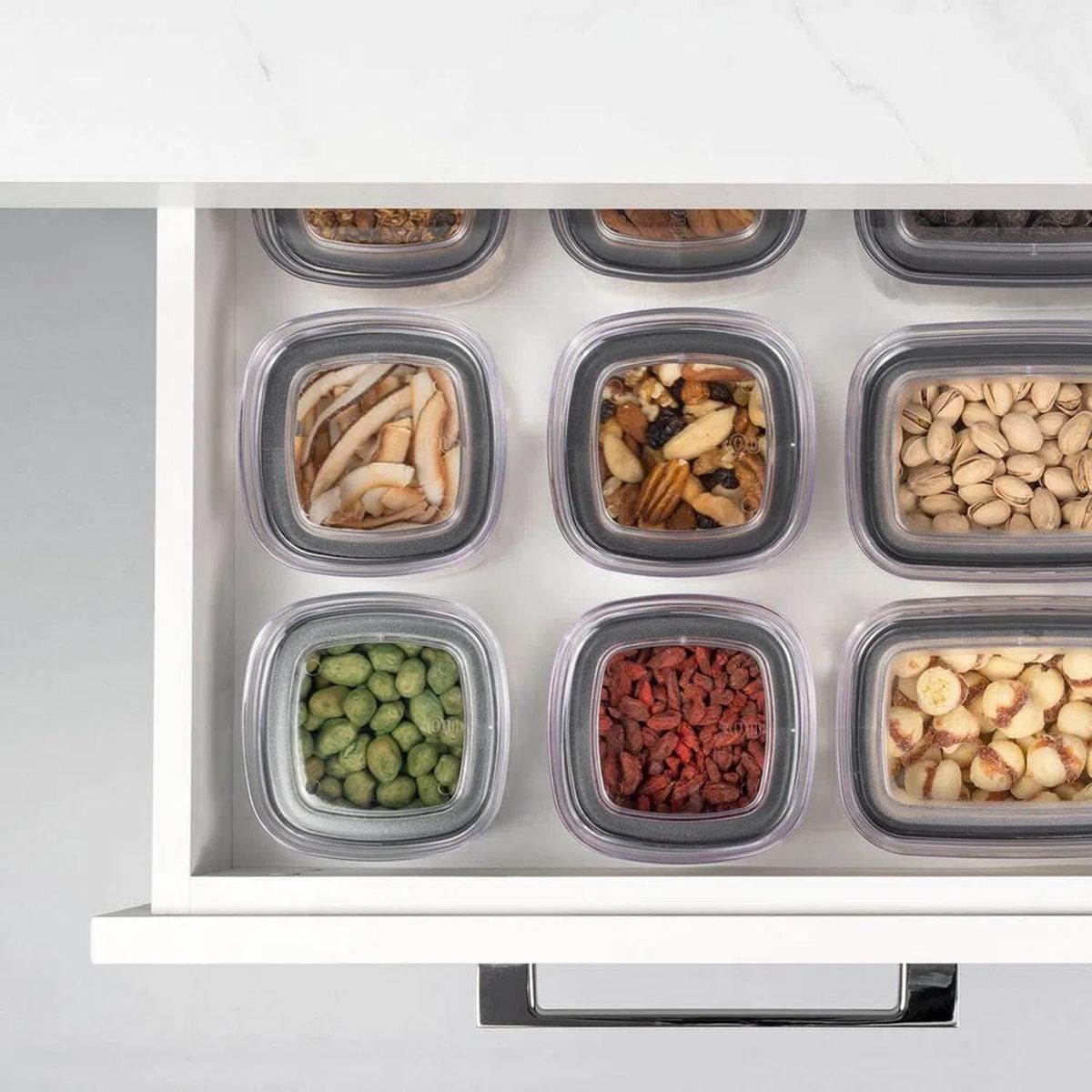 OU - Contenedor Alimento Transparente Plástico 500 ml