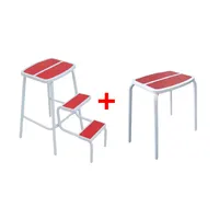 Piso Escala + Piso Titan Titan Rojo 39x60x42 cm