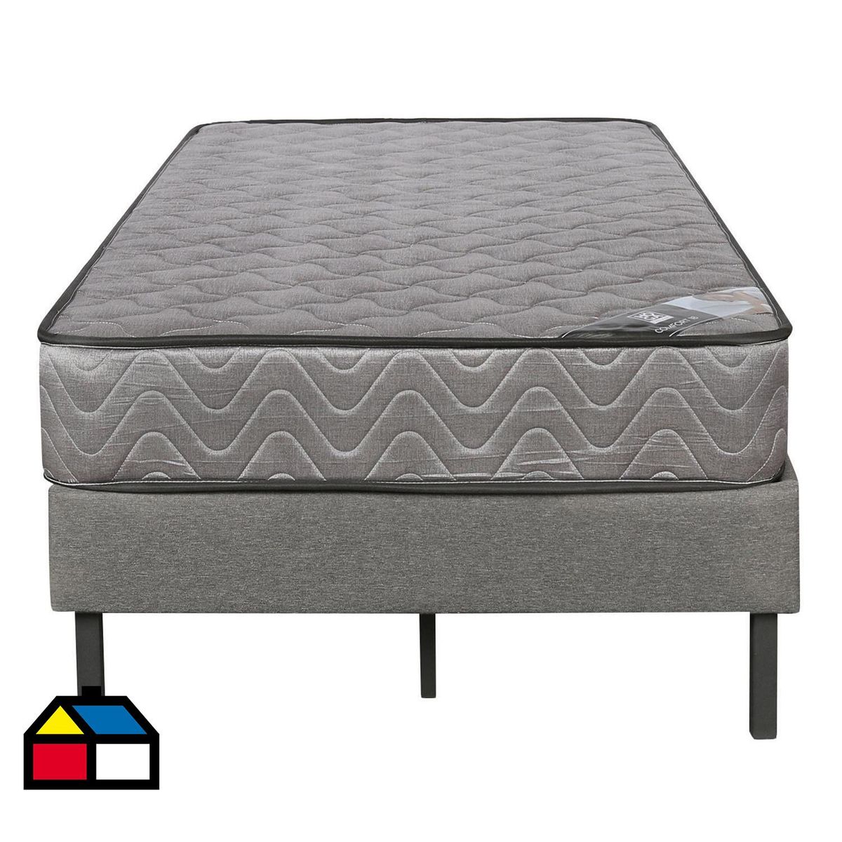 HOGADREAMS - Cama 1 plaza Koppla Gris
