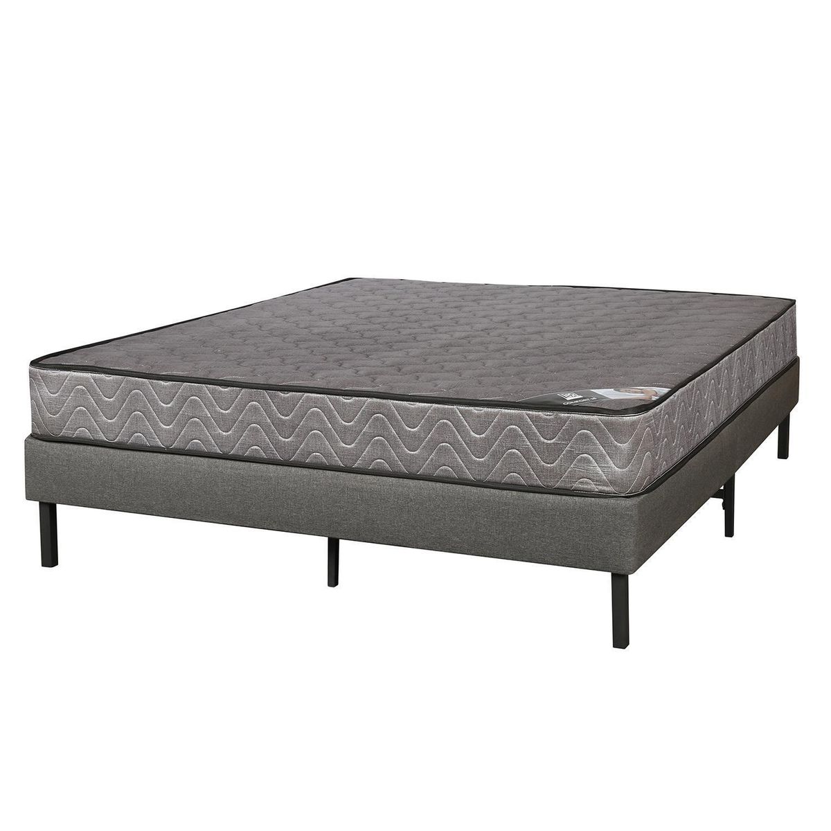 HOGADREAMS - Cama 2 plazas Koppla Gris