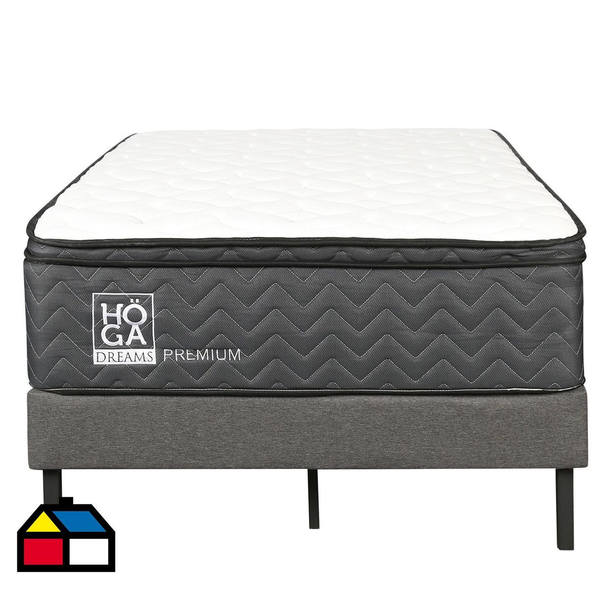 HOGADREAMS - Cama 1.5 plazas Koppla Blanco