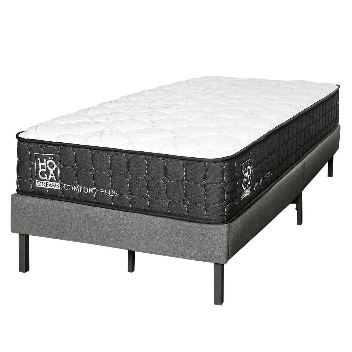 HOGADREAMS - Cama 1 plaza Koppla Blanco