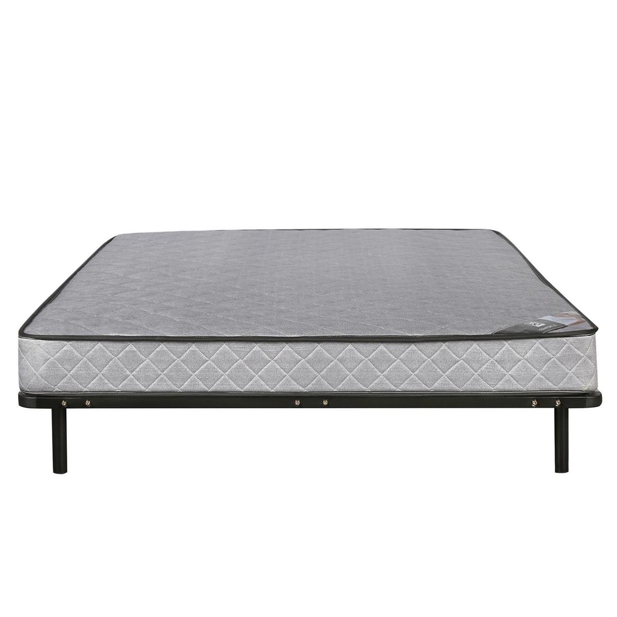 HOGADREAMS - Cama 2 plazas Bekvan Gris