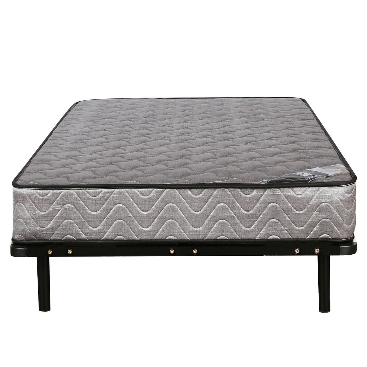 HOGADREAMS - Cama 2 plazas Bekvan Gris
