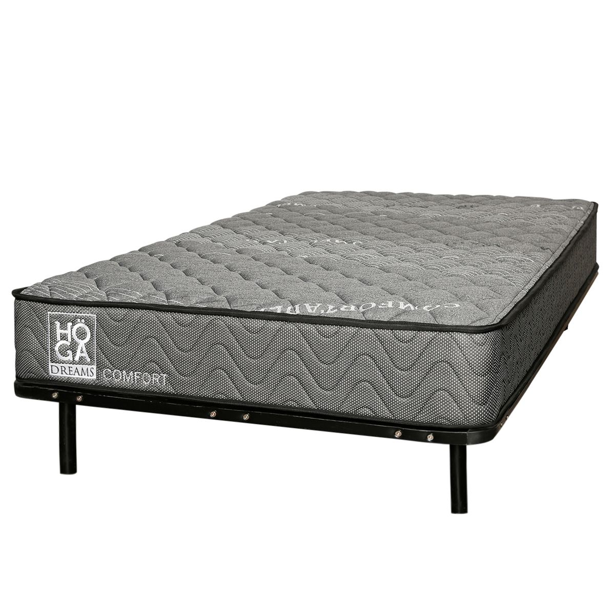 HOGADREAMS - Cama 1 plaza Bekvan Blanco