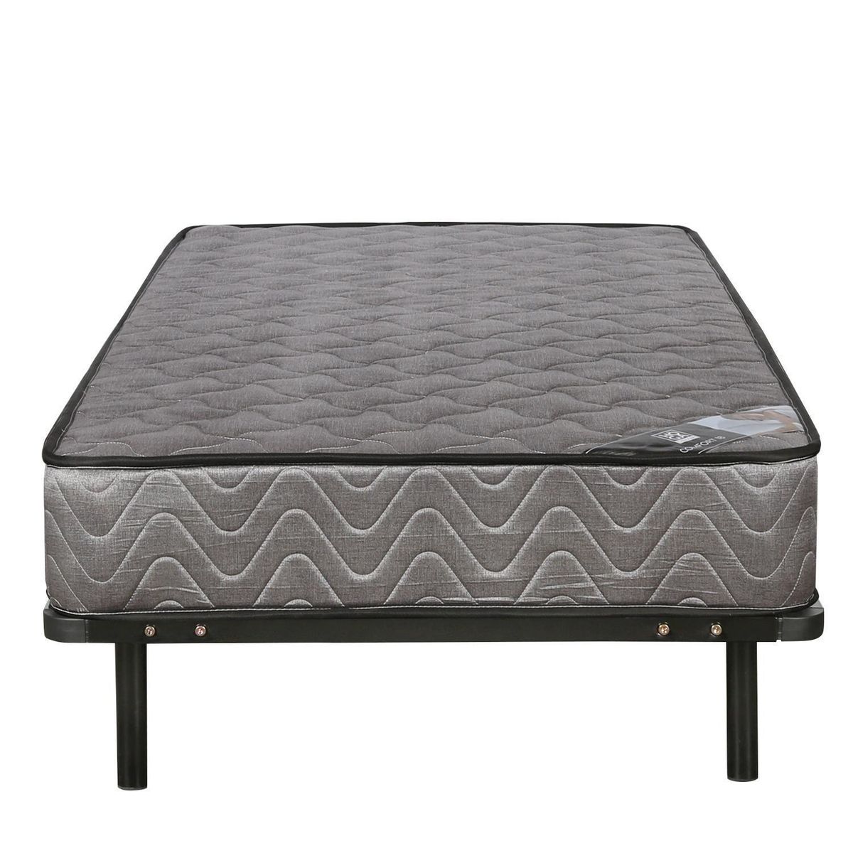 HOGADREAMS - Cama 1 plaza Bekvan Gris