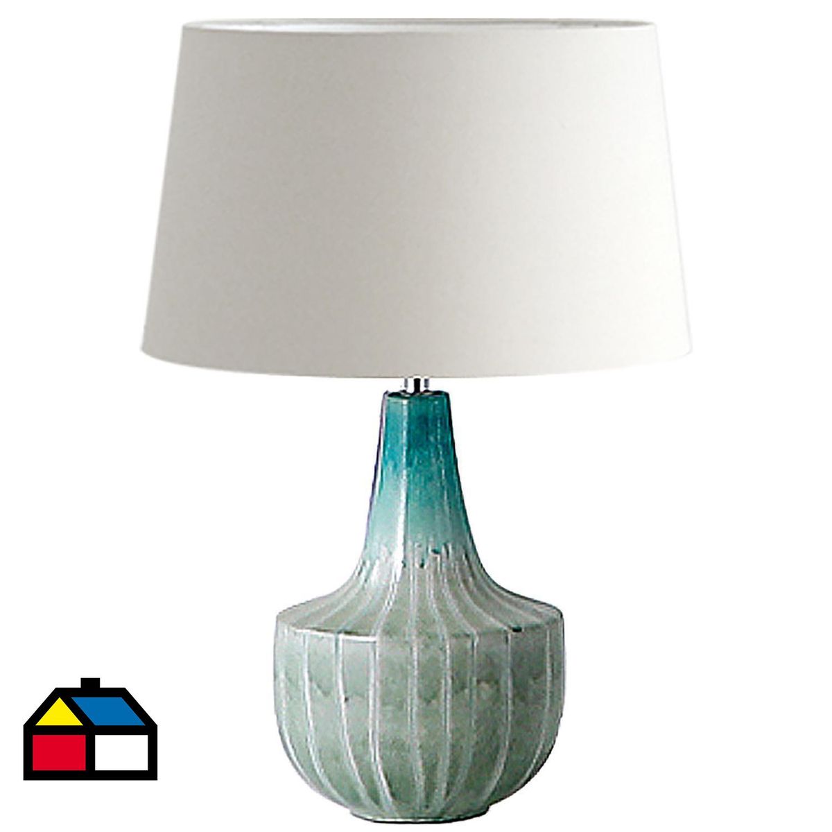 TEMPORA - Lámpara Mesa 18T342-BL Celeste 34x50.5