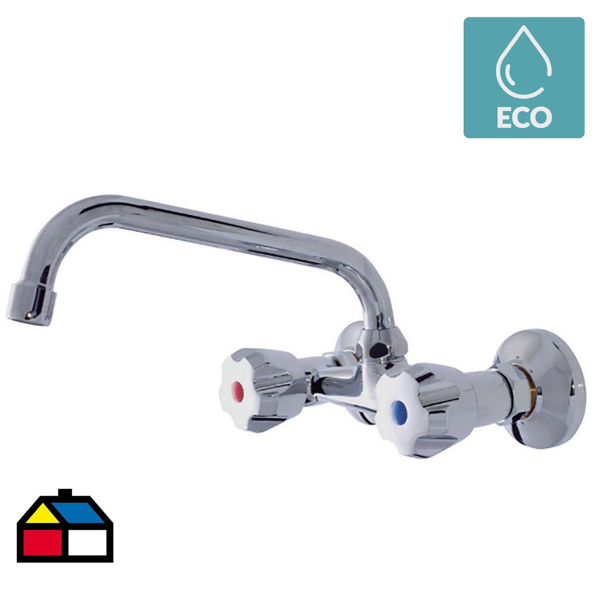 NIBSA - Combinación Lavaplatos Caburga Cromo