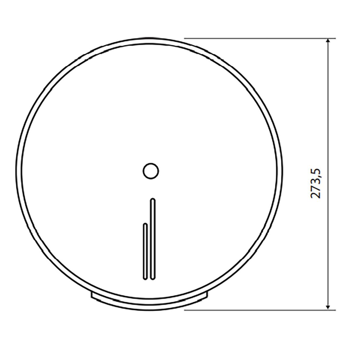 NIBSA - Dispensador Papel Higiénico Acero Inoxidable Satinado
