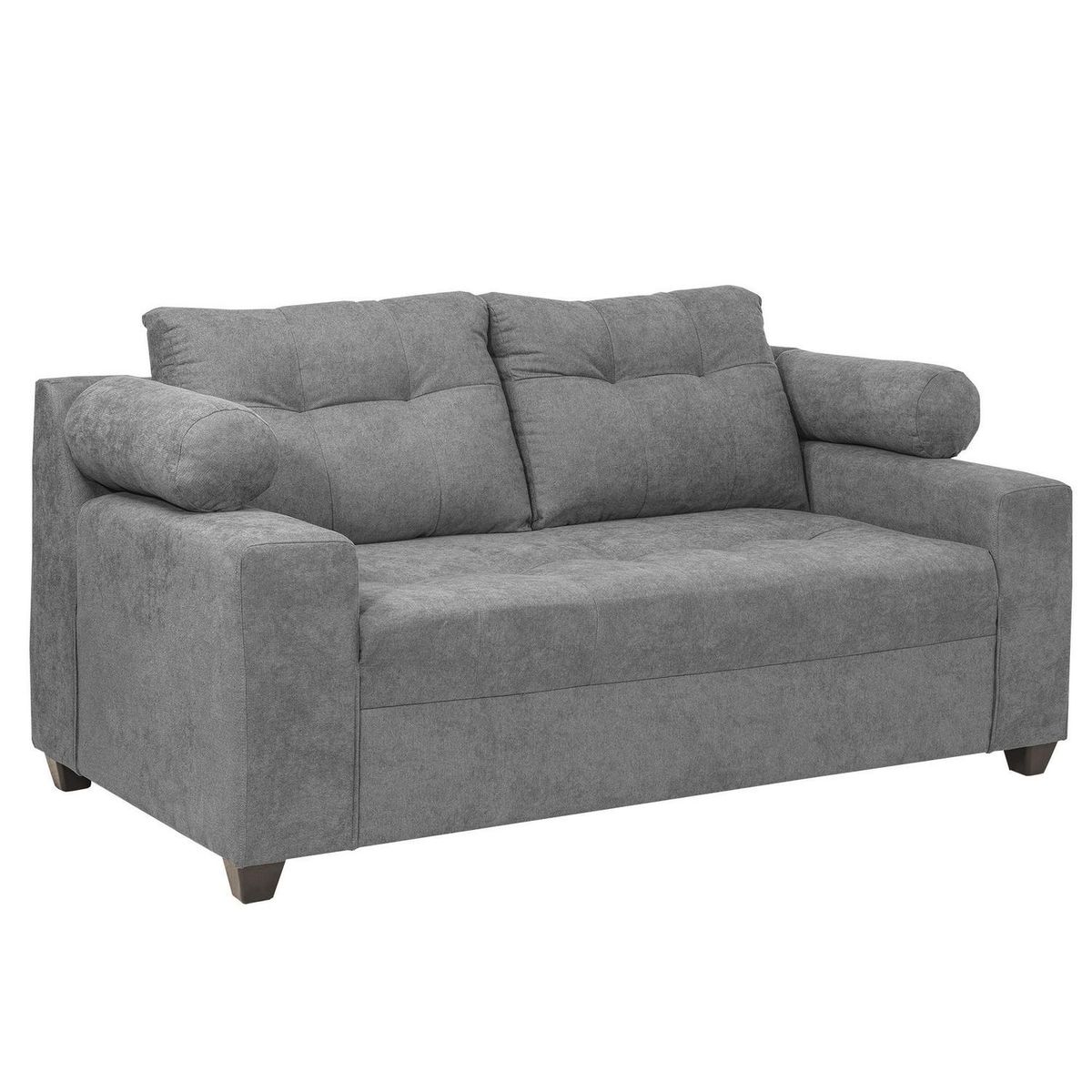 INTERMUEBLES - Sofá 2 cuerpos Le Mans 180x96x90 cm Gris