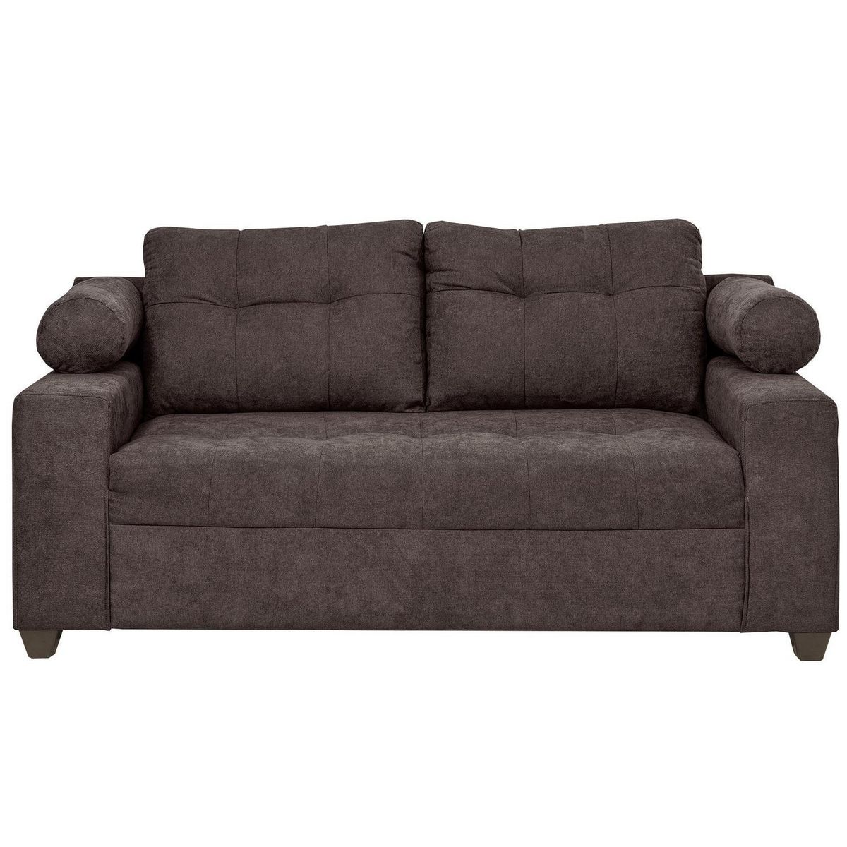 INTERMUEBLES - Sofá 2 cuerpos Le Mans 180x96x90 cm Chocolate